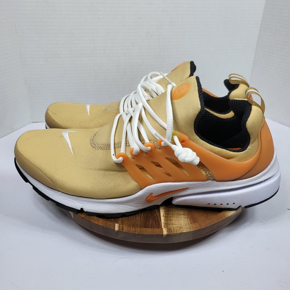 Nike Air Presto Mens 14 Wheat Orange FJ4006-252 Excellent Techwear Sneaker